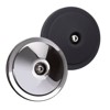 Domed Bobber Air Cleaner Cover w/ Machined Highlights - Black Domed Bobber Air Cleaner Cover w/ Machined Highlights - Black