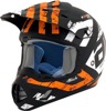 AFX FX-17 Attack Helmet Matte Black Orange 2XL Adult - MX helmet, Matte Black/Orange, 2XL, For Adult riders