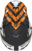 AFX FX-17 Attack Helmet Matte Black Orange 2XL Adult - MX helmet, Matte Black/Orange, 2XL, For Adult riders