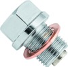 BikeMaster Magnetic Oil Drain Plug 14mm - Stainless - 14mm x 1.25 magnetic drain plug
