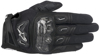 Alpinestars SMX-2 Air V2 Gloves Black - Medium - Medium size, universal fit motorcycle gloves