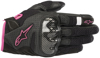 Alpinestars ST SMX-1 Air V2 Gloves Black/Fuchsia XS - For Alpinestars ST SMX-1 Air V2 Gloves XS