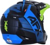 FX-17 Full Face Offroad Helmet Black/Blue/Green X-Large
