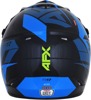 FX-17 Full Face Offroad Helmet Black/Blue/Green X-Large