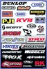 Factory Effex Sponsor Sticker Kit A, Multicolor Decals & Graphics