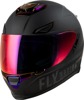 Fly Racing Sentinel Recon Helmet Large Matte Black/Purple Chrome