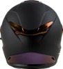Fly Racing Sentinel Recon Helmet Large Matte Black/Purple Chrome