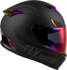 Fly Racing Sentinel Recon Helmet Large Matte Black/Purple Chrome
