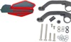 Red & Black Star Handguard Kit w/ MC/ATV Mounts Red & Black Star Handguard Kit w/ MC/ATV Mounts