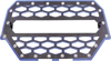 2-Panel Front Grill Black/Blue for 10" Light - 14-17 RZR 2-Panel Front Grill Black/Blue for 10" Light - 14-17 RZR