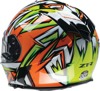 Z1R Warrant Neuron Snow Electric Helmet 2XL Orange/Green - Full face snow helmet with electric shield