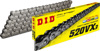 D.I.D 520VX3 Pro VX-Ring Chain 150 Link Natural Finish - X-Ring 520 pitch, 150 links, natural finish