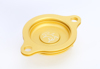 Oil Filter Cover Gold - For 10-15 Honda CRF250R Oil Filter Cover Gold - For 10-15 Honda CRF250R