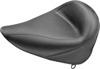 Mustang Solo Seat Black 14" Plain Standard Fits 84-99 Harley Softail