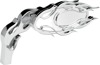 Arlen Ness Chrome Micro Mirrors, Alt. Flamed, Right Side