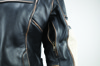 Kuryakyn Dame Vintage Leather Jacket Black Womens Large - Women's black leather riding jacket, size large