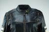 Kuryakyn Dame Vintage Leather Jacket Black Womens Large - Women's black leather riding jacket, size large