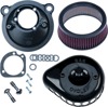 S&S Black Stealth Mini Teardrop Air Cleaner for Harley-Davidson