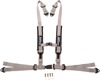 Moose Auto Buckle Seat Harness 2" 4PT Gray