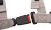 Moose Auto Buckle Seat Harness 2" 4PT Gray