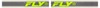 FLY RACING Zone Snow Goggle Grey/Hi-Vis Green Mirror - Snow goggle with dual pane lens