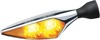 Kuryakyn Micro Rhombus Marker Lights Chrome Amber 2548