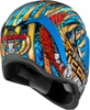 ICON Airform Pharaoh Helmet XS Gold/Multicolor - Full-face helmet with Pharaoh graphic