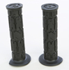ODI Rogue Single-Ply ATV Grips Black - Durable ATV grips with closed ends