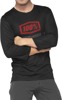 100% Airmatic 3/4 Sleeve Jersey Black/Red Men's Large - Men's 3/4 sleeve MTB jersey, Black/Red, size L
