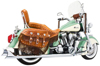 Sharktail Duals Full Exhaust W/2.5" Mufflers - 09-12 Indian Chief