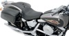 Smooth Solo Seat Black Low 1-1/2" - For 84-99 Harley Softail Smooth Solo Seat Black Low 1-1/2" - For 84-99 Harley Softail
