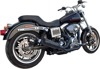 FiftyTwo52 2-in-1 Black Full Exhaust - For 06-17 H-D Dyna FiftyTwo52 2-in-1 Black Full Exhaust - For 06-17 H-D Dyna