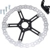 Arlen Ness Jagged Rotors 15" Stainless Left-Hand Fits 18 FLXR/FXBB