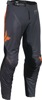 Thor Launchmode Vented Raid Pants Black Gray Orange Men's Size 30 - Off-road race pants men's size 30 by Thor