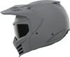 ICON Elsinore Monotype Helmet Matte Gray 2XL - Modular off-road helmet with visor