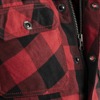 RST Kevlar Lumberjack CE Shirt Red Check Textile XS - CE-rated armored riding shirt in XS Red Check