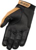 ICON Superduty3 Gloves Tan Black Men's Size S - Men's motocross-street gloves in Tan/Black, Size S