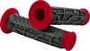 FLY Racing Pilot II ATV Grips Red/Black - Dual compound ATV grips in red/black
