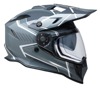 Z1R Range 2.0 Voyager Helmet Gray/White - Large - Dual sport helmet with sun visor