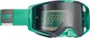 THOR Activate Motocross Goggles Mirror Lens Green/Charcoal Adult - Mirrored motocross goggles, adult size, green/charcoal