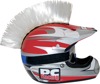 PC Racing Helmet Mohawk in White
