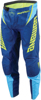 Answer Syncron Envenom Pants Blue/Hyper Acid Youth 18 - Youth riding pants in Blue/Hyper Acid