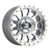 MR304 Double Standard 17x8.5 0mm Offset 5x5 94mm CB Machined/Clear Coat Wheel