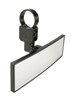 Scosche 9 Inch Panoramic Mirror Black Clamp Mount - 9" panoramic mirror with clamp mount, black