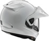 Arai XD-5 Solid Helmet Gloss White Large - Dual sport helmet with peak and visor