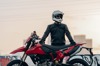 Arai XD-5 Solid Helmet Gloss White Large - Dual sport helmet with peak and visor