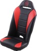 EIEO Pocketed Solo Seat Black/Red EIEO Pocketed Solo Seat Black/Red