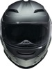 Z1R Jackal Dark Matter Helmet - Matte Silver/Green (M) - Full-face helmet with drop-down sun visor