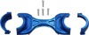 Arlen Ness Method Fork Brace Blue Fits 2006+ Dyna