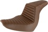 Step-Up Tuck and Roll 2-Up Seat Brown - For 18-20 Harley FLSB FXLR Step-Up Tuck and Roll 2-Up Seat Brown - For 18-20 Harley FLSB FXLR